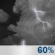 Wednesday Night: Showers and thunderstorms likely. Mostly cloudy, with a low around 66. Chance of precipitation is 60%. Wednesday Night: Showers And Thunderstorms Likely