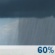 Thursday: Rain showers likely. Mostly cloudy, with a high near 76. Chance of precipitation is 60%. Thursday: Rain Showers Likely